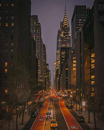 New York city usa, sky, car HD phone wallpaper