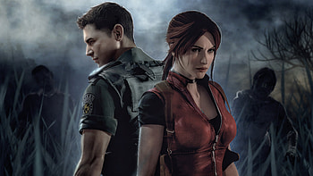 Claire Redfield And Leon Resident Evil, claire-redfield, resident-evil-2, games, 2019-games, leon-kennedy HD wallpaper