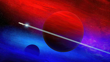 Space Shuttle Faster Than Light , space-shuttle, artist, artwork, digital-art, deviantart HD wallpaper