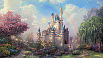 Disneyland Park Art, disneyland, park, artist, art, digital-art, cartoons HD wallpaper