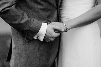 Love, Couple, Pair, Hands, Bw, Chb, Newlyweds HD wallpaper