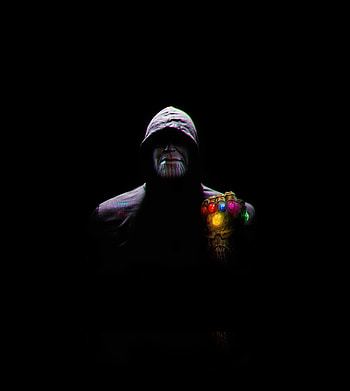 Thanos in hood, dark HD phone wallpaper
