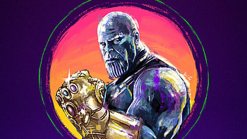 Thanos Sketch Artwork, thanos, superheroes, digital-art, artwork, supervillain HD wallpaper