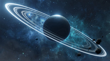 Universe, Planet, Satellite HD wallpaper