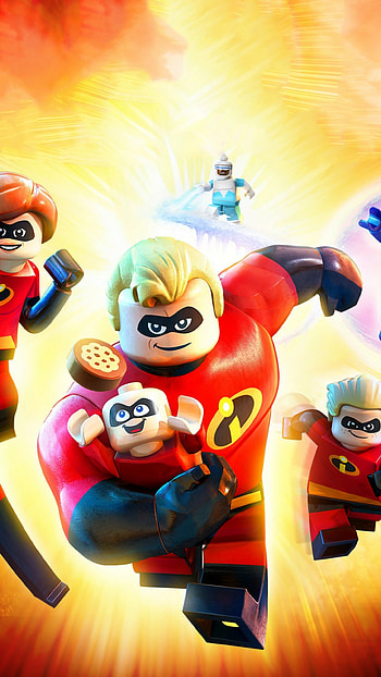 Lego Incredibles game, screenshot, Animated adventures, Building block fun HD phone wallpaper