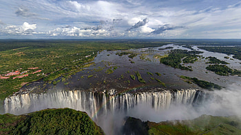 Zimbabwe landscapes, Nature rainbows, Waterfalls, American blinds and HD wallpaper