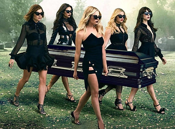 Pretty Little Liars, black, model, coffin, , 2016, beautiful, actress, sunglasses, heels, shades, legs HD wallpaper