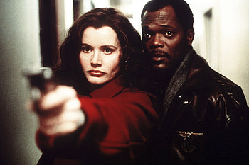 Samuel L. Jackson, Geena Davis HD wallpaper