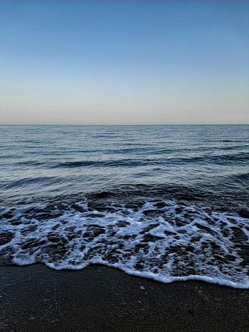 Nature, Sea, Horizon, Coast, Surf HD phone wallpaper