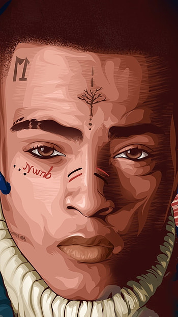 Xxxtentacion, Portrait, Painting HD phone wallpaper