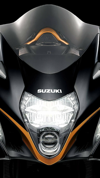 Close-up, Suzuki Hayabusa HD phone wallpaper