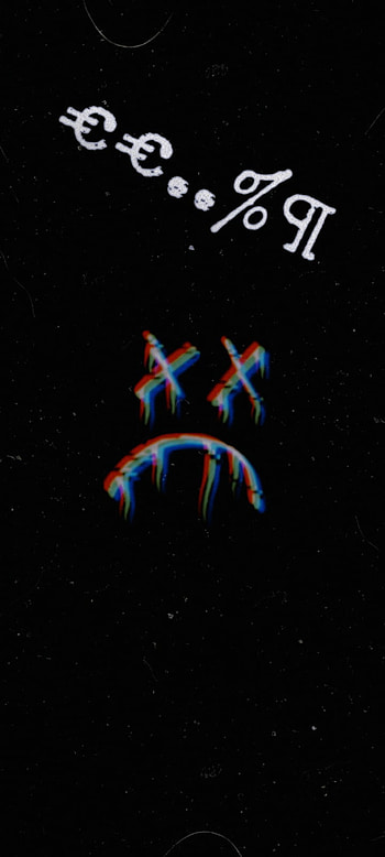 Sad, black HD phone wallpaper