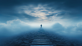 When Paths Are Alone, alone, artist, artwork, digital-art HD wallpaper
