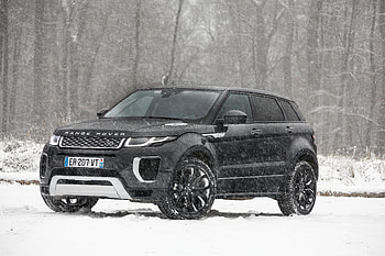 Range Rover Evoque Autobiography Si4 In Snow, range-rover-evoque, range-rover, cars, 2018-cars HD wallpaper