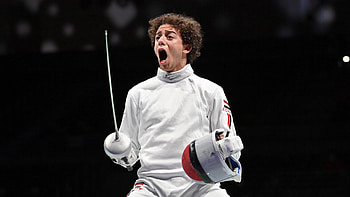 Mohamed El-Sayed, Fencing HD wallpaper