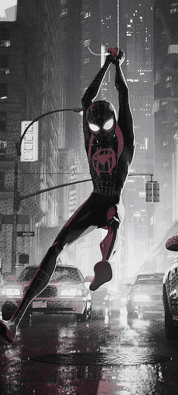 Spiderman miles morale, milesmorales, spidermanmilesmorales, black, dark HD phone wallpaper