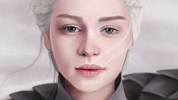 Daenerys Targaryen Illustration , daenerys-targaryen, game-of-thrones, tv-shows, artist, artwork, digital-art, behance HD wallpaper