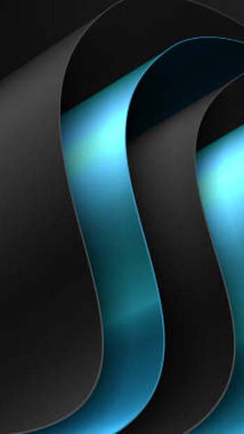 black neon amoled blue, waves, curves, material, texture, design, pattern, abstract, , tint HD phone wallpaper