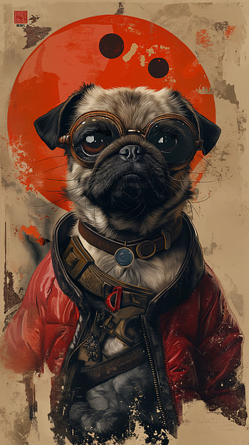 Cute Pug Dog for s, dog HD phone wallpaper