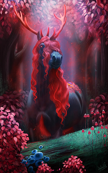 Art, Fiction, That's Incredible, Horse, Horns HD phone wallpaper