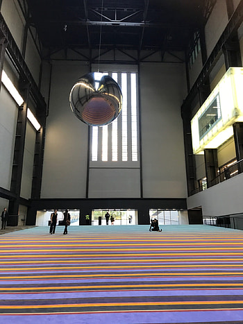 Tate Modern, Turbine Hall, Superflex exhibition HD phone wallpaper