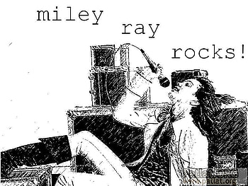 miley ray cyrus, miley rocks, miley cyrus, miley ray, rocks, miley ray rocks HD wallpaper