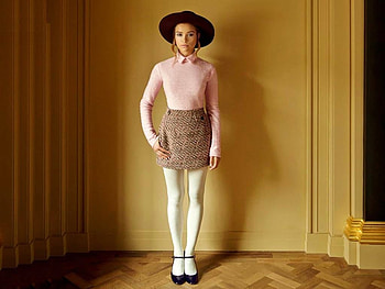 Sophie Cookson, skirt, Sophie, model, Cookson, , 2016, beautiful, actress, heels, stockings, hat HD wallpaper
