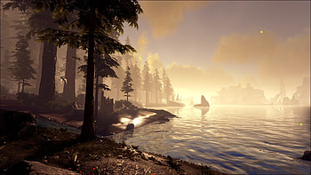 ARK Survival Evolved Sunset, PC gaming moments, Serene screenshot, Visual delight HD wallpaper