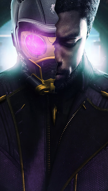 T'Challa, Star-Lord crossover, Sony Xperia , High-resolution HD phone wallpaper