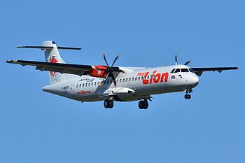 Lion Air ATR 42 72 600, Airliner plane transport HD wallpaper