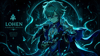 Genshin Impact, Male Character, Portrait HD wallpaper