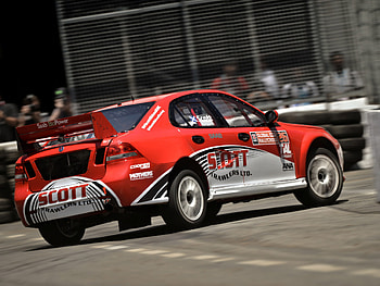 Saab 9-3, Rallycross HD wallpaper