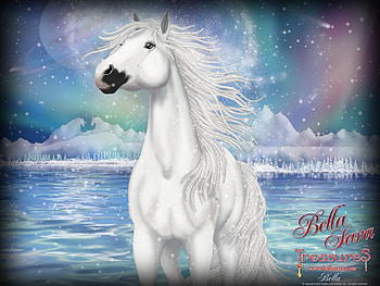 Bella Sara Treasures 3, horses, magic, fantasy, animals HD wallpaper