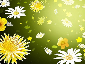 green flowers, elegant, cool HD wallpaper