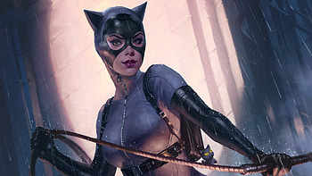 Catwoman variant, DC comic art, Superheroes HD wallpaper