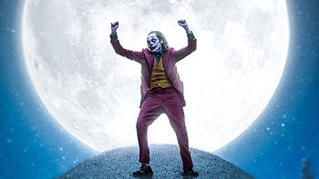 Joker Moon, joker-movie, joker, superheroes, supervillain HD wallpaper