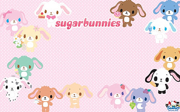 Sugarbunnies, Bunnies, sanrio, Kawaii, Pastel, rabbit, Cute HD wallpaper