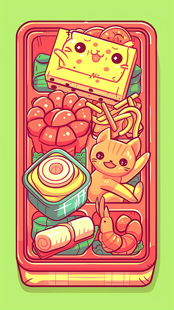 Sushi Delight Bento HD phone wallpaper