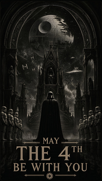 May the 4th: Dark | Vader's Lock Screen | Galactic May 4th, Darth Vader, Stormtrooper, Star Wars HD phone wallpaper