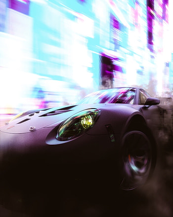 Sports, Smoke, Cars, Lights, Car, Machine, Neon, Sports Car, Speed HD phone wallpaper