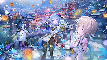 Ganyu Lumine Xiao Genshin Impact HD wallpaper