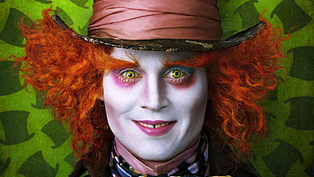Johnny Depp, Mad Hatter, , Background HD wallpaper