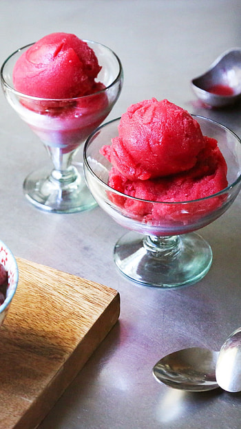 Sorbet , Berries and ice, Delicious dessert, Sweet and tangy HD phone wallpaper
