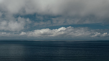 Nature, Sea, Clouds, Horizon HD wallpaper