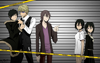 Durarara, Japanese anime, Mikado Ryuugamine, Shizuo Heiwajima HD wallpaper