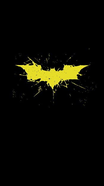 BATMAN , stiker, , marvel, cool, black, yellow, 2022, gotham HD phone wallpaper