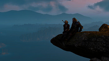 The Witcher 3 Yennefer Geralt and Ciri On The Cliff, The Witcher 3: Wild Hunt HD wallpaper