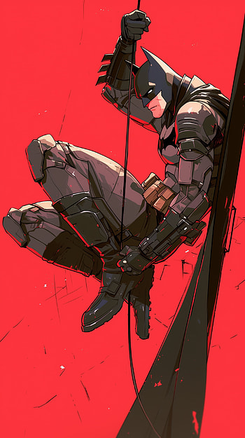 Dark Knight Dive: Batman, Batman, superhero, illustration HD phone wallpaper
