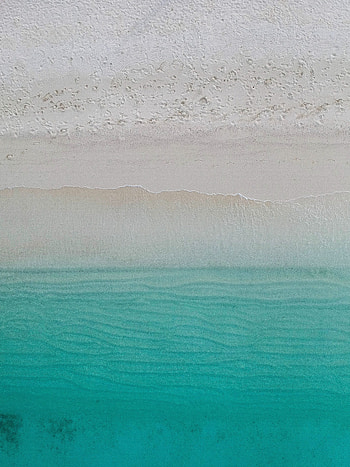 Nature, Sea, Sand, View From Above, Shore, Bank, Ocean, Wave HD phone wallpaper