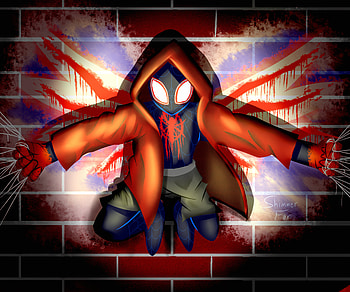 Miles Spidey Art, spiderman, superheroes, artwork, digital-art, art HD wallpaper